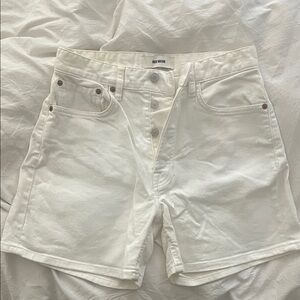 Buck Mason Denim White Shorts
